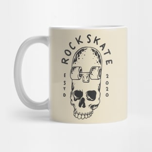 Rock skate skull Mug